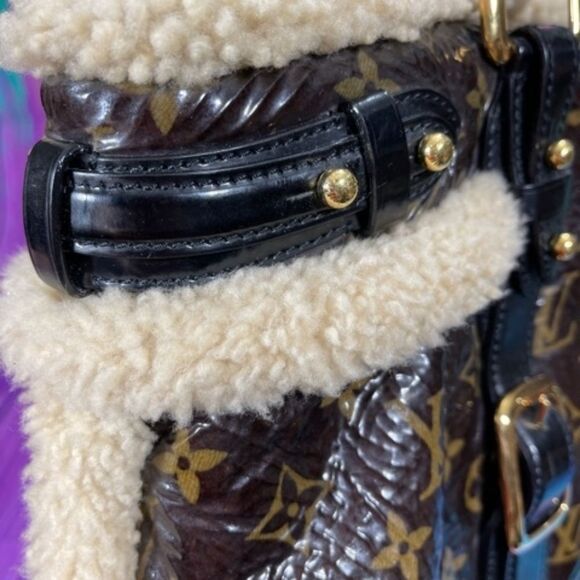 Louis Vuitton Patent Leather Bag 2007 Runway Thunder Rare Authentic - Picture 13 of 16